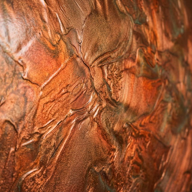 Copper Liquid Metal Finish
